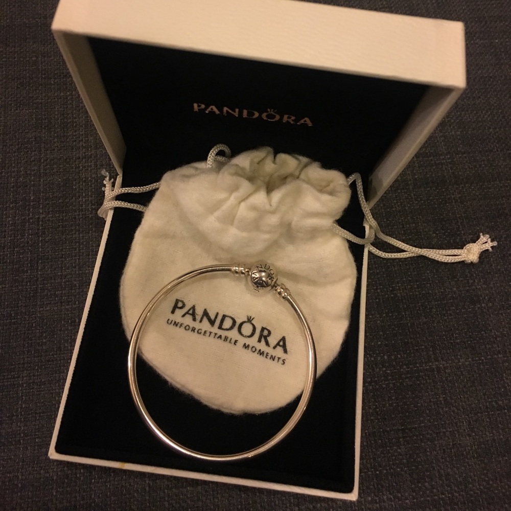 Pandora Sterling Silver Bangle Bracelet